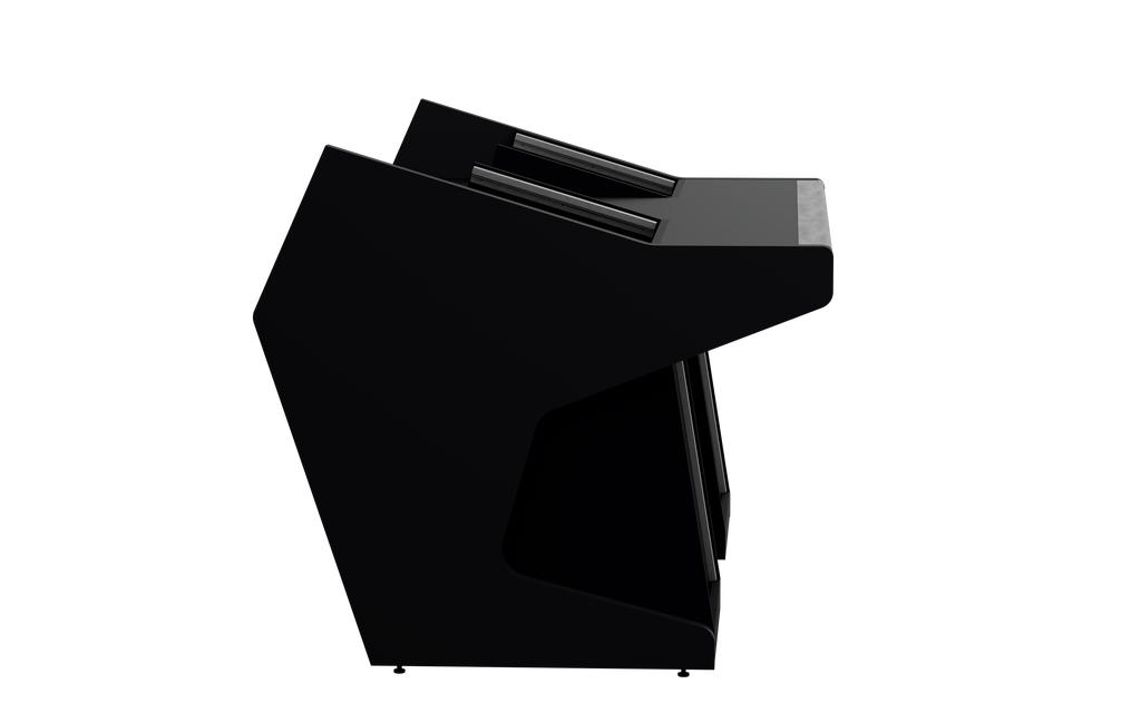Finish: Matt Black — TRIO [2x8 + 2x12], side view