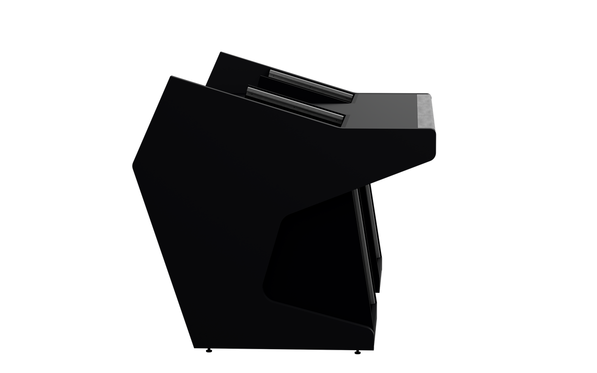 Finish: Matt Black — TRIO [2x8 + 2x12], side view