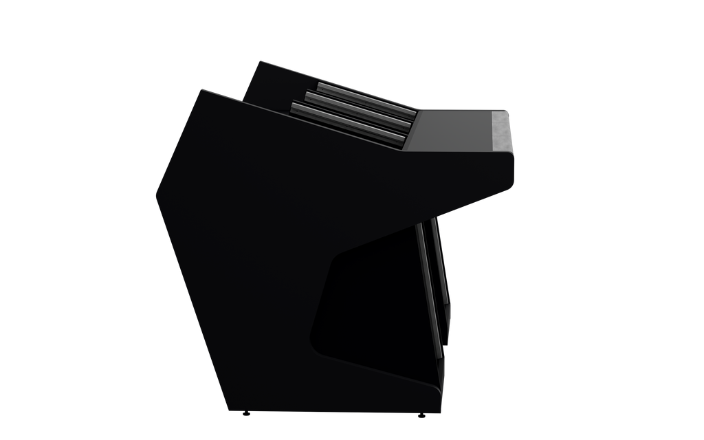 Finish: Matt Black — TRIO [3x8 + 2x12], side view