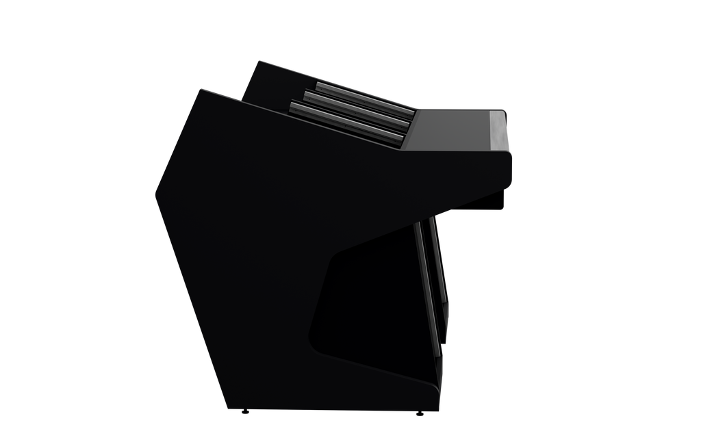 Finish: Matt Black — TRIO [3x8 + 2x12] + KEY, side view