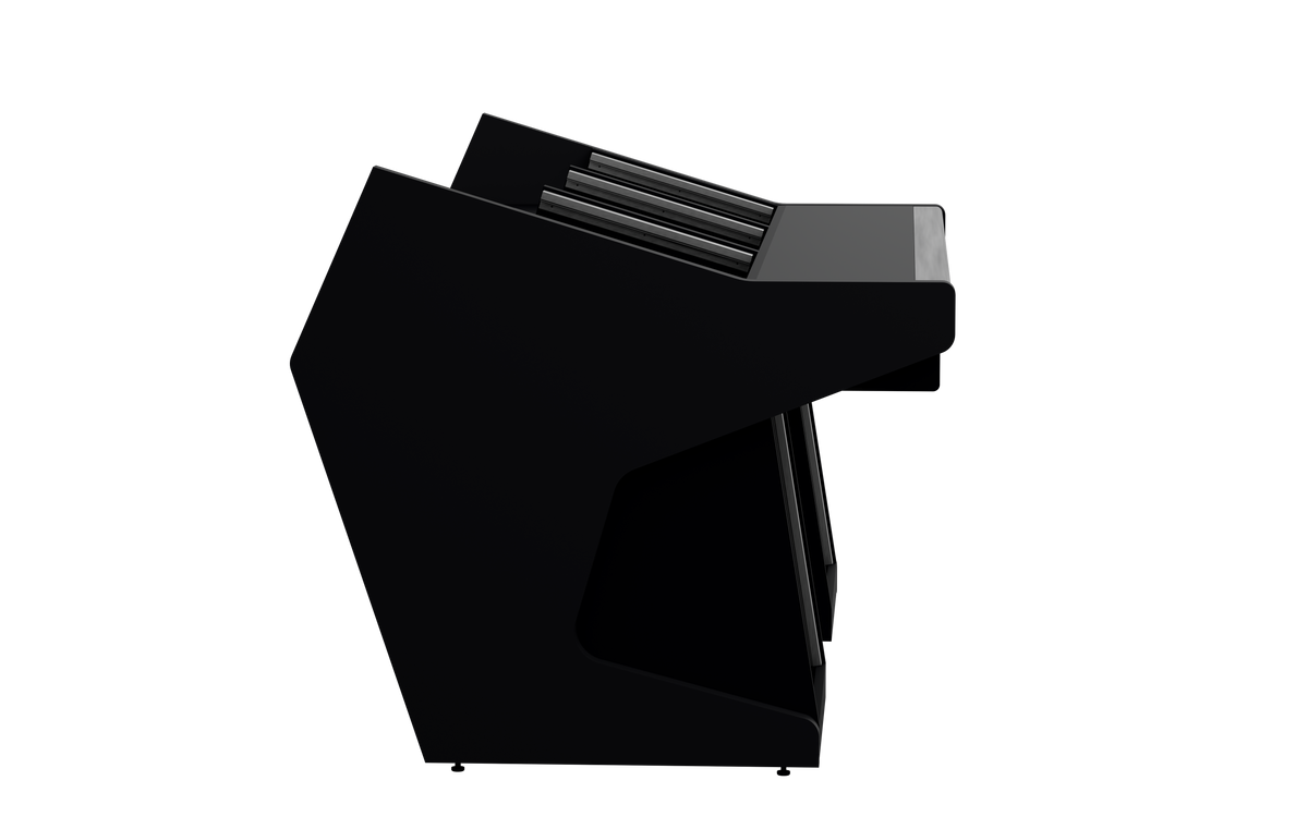 Finish: Matt Black — TRIO [3x8 + 2x12] + KEY, side view